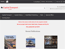 Tablet Screenshot of capitaltransport.com
